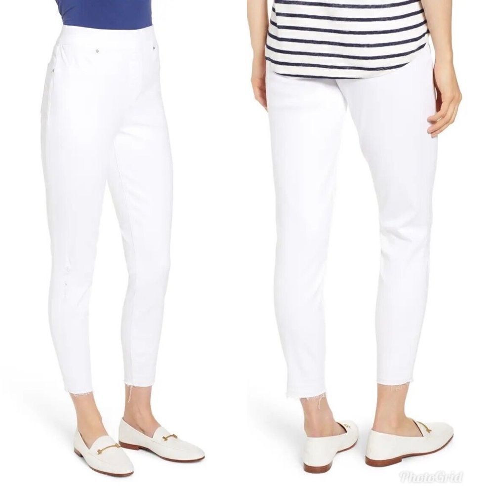 Spanx Skinny Jean Raw Hem Leggings